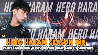 SUMPAH INI HERO HARAM BGT BUAT DI LEPASIN!! GA HERAN SKRG DI BAN MULU!! SEKALI SKILL DOANG MATI