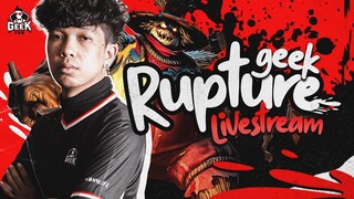 RUPTURE is live streaming now!