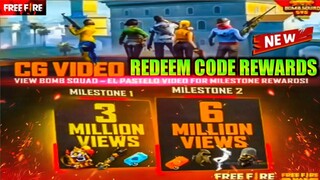 NEW REDEEM CODE FREE FIRE | BOMB SQUAD 5V5 REDEEM CODE REWARDS | FREE FIRE NEW REDEEM CODE TODAY |