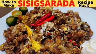 SISIGSARADA Recipe Hack | Makati Famous Jolly Jeep Sisig | Street Food