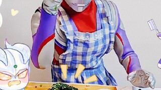 [Ultraman Tiga] The leisurely life of old man Tiga leaked! No need to go out to cook at home~ Show t