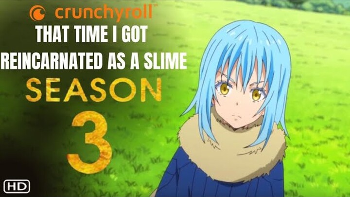 TENSEI SHITARA SLIME 3 TEMPORADA DATA DE LANÇAMENTO OFICIAL! 3 season  release date 