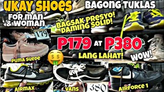 P179 at P380 na lang LAHAT!BAGSAK PRESYONG mga ukay shoes,daming solid!bagong tuklas sa munioz