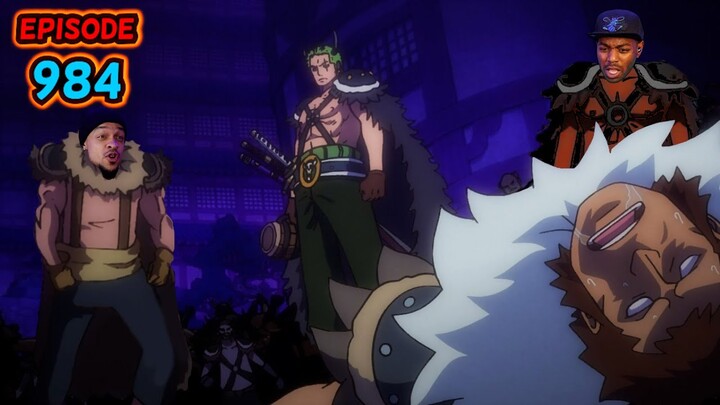 Zoro Slept Them With The Conquerors! One Piece Ep 984 Reaction