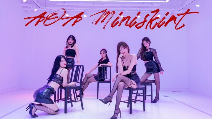 [Rok pendek AOA] Sampul versi panggung girl group queendom yang seksi | Mengenakan rok mini, apakah 