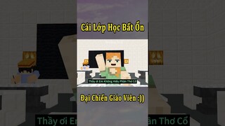 Cái Lớp Học Bất Ổn Nhưng Thầy Giáo Là Thiên Tài Phá Hoại 🤣 #shorts