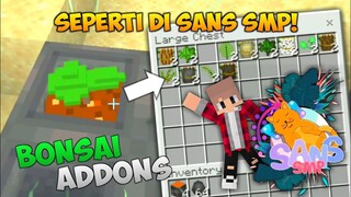 CARA MEMBUAT BONSAI DI MCPE SEPERTI SANS SMP! - BISA JADI SULTAN KAYU!