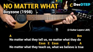 No Matter What - Boyzone (Easy Guitar Chords Tutorial with Lyrics) part 3 SHORTS REELS