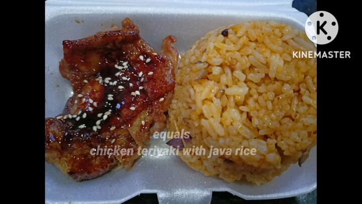 teriyaki with java rice