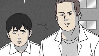 Pria itu berada di bawah tekanan sedemikian rupa sehingga tubuhnya kepanasan, jadi dia membalikkan t