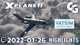 VATSIM + CL650 Highlights - Manchester NH to Toronto