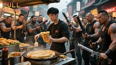 A thug provokes a pancake stall owner on the street, only to discover he is a god of war!