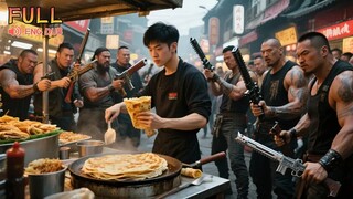 A thug provokes a pancake stall owner on the street, only to discover he is a god of war!