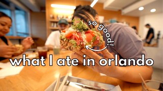 What I ate in Orlando Florida // Best Food Spots In Orlando