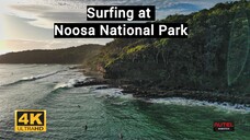 Surfing at Noosa National Park, Australia