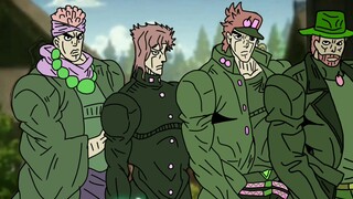 [Flower's Bizarre Adventure] Cắt các đoạn phim về JOJO, Crusaders of Huajingyuan