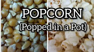 How to Pop Popcorn in a Pot|Quick and Easy |Met's Kitchen