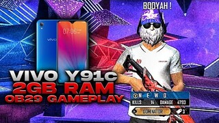 2GB RAM Mobile OB29 Gameplay💥 Free Fire Philippines🇵🇭 Vivo Y91c