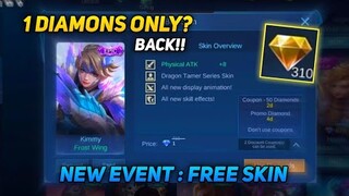 1 DIAMONDS ONLY?! SKIN PROMO DIAMONDS UPDATES! MOBILE LEGENDS BANG BANG