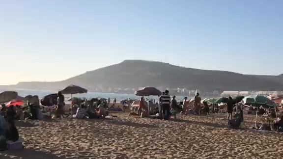 摩洛哥阿加迪尔海滩 🇲🇦🌊 | Agadir Beach, Morocco | Summer 2026 ☀️