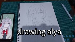 drawing alya