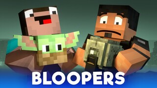 Swamp Monster Fight: BLOOPERS (Minecraft Animation)