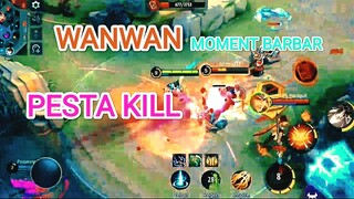 WOW... Hero Wanwan Moment Barbar Pesta Kill...!!!