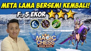 MLBK (Meta Lama Bersemi Kembali) COUNTER Western 5 BIJI ⭐⭐⭐! | Magic Chess Bang Bang Indoensia