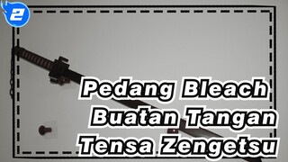 Bleach | Pedang Ebony Tensa Zengetsu Buatan Tangan_2