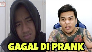 Nyamar jadi cewek berhijab, pria ini gagal prank Gogo Sinaga sang Raja Prank || Prank Ome TV