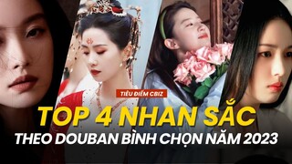 "Tứ đại mỹ nhân" màn ảnh Hoa ngữ 2023 theo bình chọn trên Douban