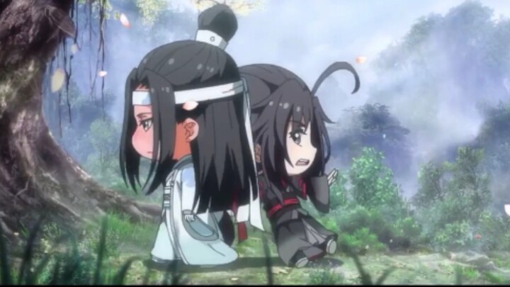 Versi chibi Lan Wangji dan Wei Wuxian datang, menggemaskan sekali!