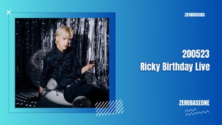 [INDO SUB] 200523 - Ricky's Birthday Live