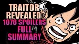 THE TRAITOR REVEALED (Full Summary) / One Piece Chapter 1078 Spoilers