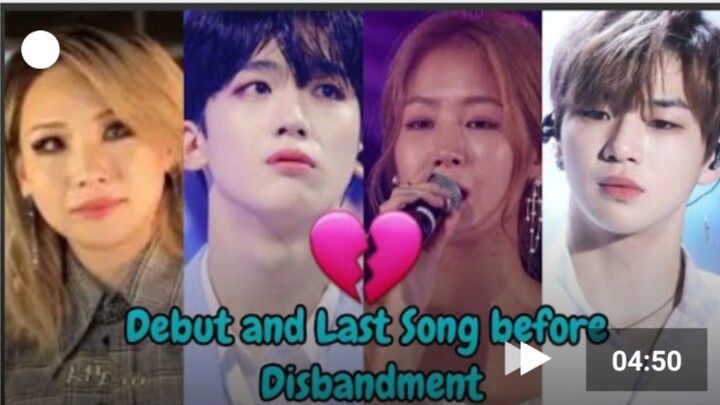 Is PRISTIN the saddest? Some debuted with a song that also became their disbandment track? K-pop deb