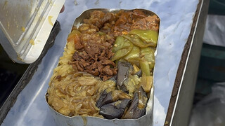 Northeast China 12 roadside stall iron box lunch