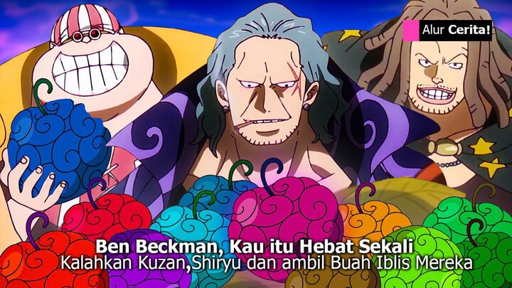 ONE PIECE 1147 - BEN BECKMAN HANCURKAN SHIRYU & BURGESS DALAM 1 TEMBAKAN