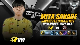 MVP Best Moments Miya Onic CW | Onic Esports vs Geek Fam - MPL ID Season 9 Week 3 Day 3 Match 2