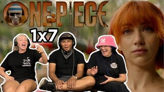 ONE PIECE 1x7 - The Girl With The Sawfish Tattoo | Reaction!