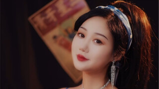 A quick try of the Lan Fengping look from Hong Kong's most beautiful legs, Wan Qiwen