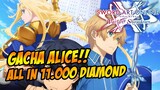 GACHA 11000 DIAMOND! ALL IN BUAT BANNER ALICE & EUGEO🔥🔥 - SWORD ART ONLINE : VARIANT SHOWDO