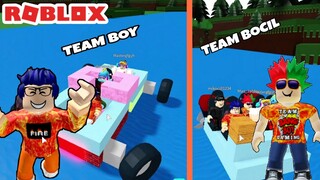 BERSATU MEMBUAT KAPAL TERCUPU DI DUNIA ROBLOX - ROBLOX BUILD A BOAT OF TREASURE INDONESIA