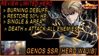 REVIEW GENOS SSR (BASIC, ULTIMATE & PASSIVE) SERTA GAMEPLAY PVP - ONE PUNCH MAN: The Strongest