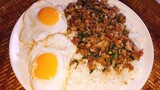 Full # 28 | Món ăn đường phố Thái Lan _ thịt lợn chiên trứng | góc bếp miền Tây | Egg fried pork