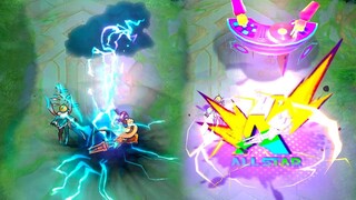 Atomic Pop Eudora VS Emerald Enchantress MLBB Skin Comparison