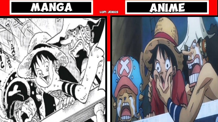 Manga Vs Anime One Piece Fish-man Island Remake Episode 4