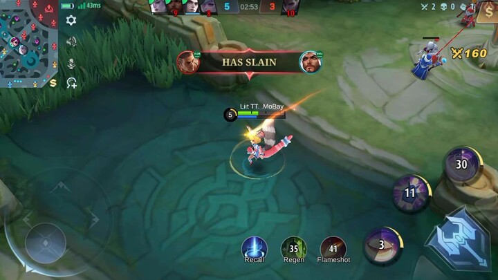 #mllb mobile legend Nana Lang Malakas 🥰 god like Legendary. unstapoble