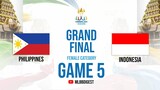 Philippines vs Indonesia Game 5 SEA Games 2023 MLBB Female Category Grand Final | English