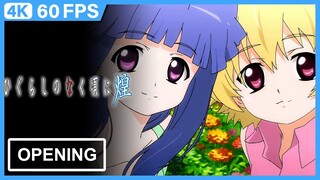 Higurashi No Naku Koroni Kira Opening |Creditless| [4K 60FPS AI Remastered]