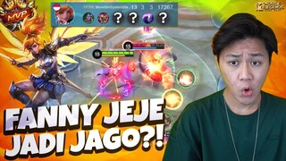 FANNY JEJE TIBA-TIBA JADI JAGO?! SOLO RANK GENDONG PAKE FANNY BRO ! - Mobile Legends